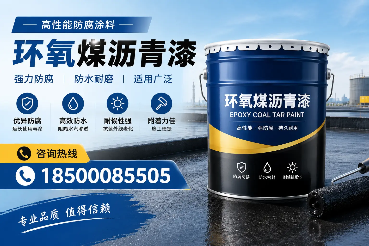 环氧煤沥青漆的主要成分与功能，大理用户深度了解