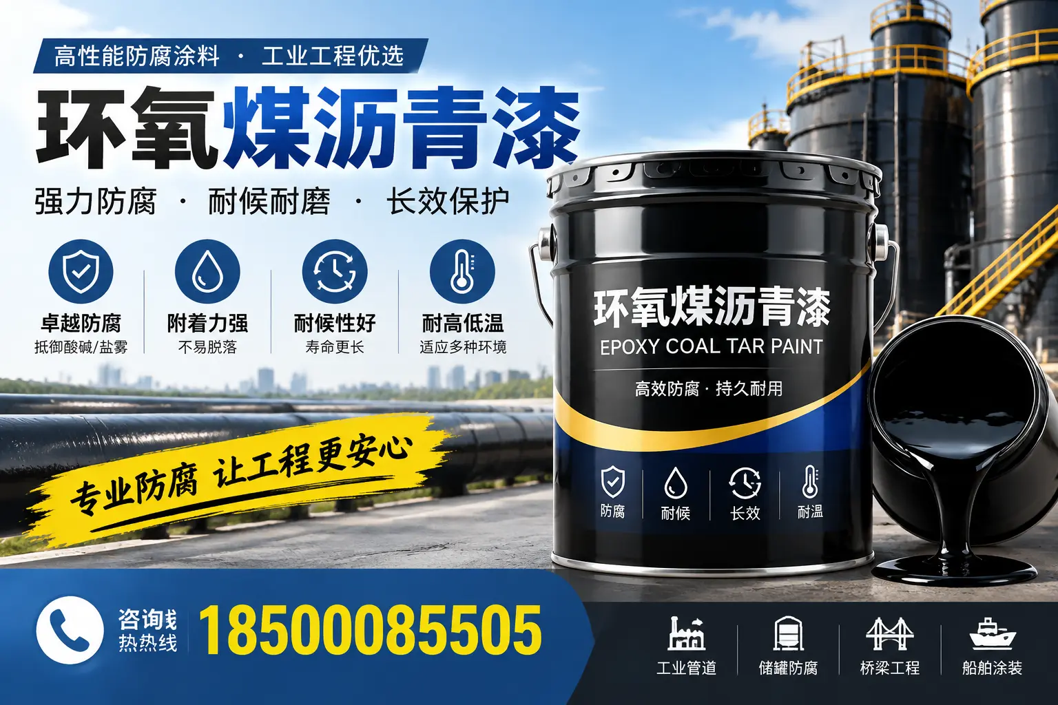 环氧煤沥青漆的施工方法与注意事项,确保在大理顺利完成